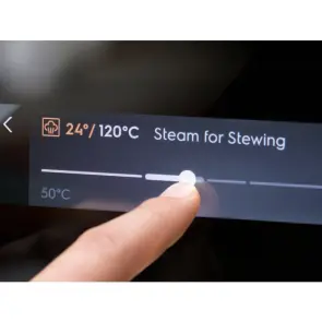 Духовой шкаф Electrolux электрический, 70л, А++, пар, дисплей, конвекция, ф-ция пароварки, телескопические направляющие, черный №6
