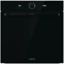 Духова шафа Gorenje електрична, 77л, A, пара, дисплей, макс.темпер.-300, чорний
