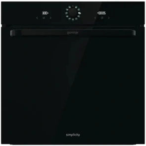 Духова шафа Gorenje електрична, 77л, A, пара, дисплей, макс.темпер.-300, чорний №1