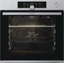 Духовой шкаф Gorenje электрический, 77л, A+, пар, дисплей, готовка на разных уровнях, нерж.