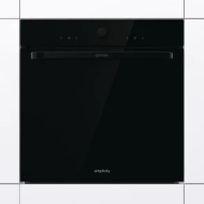 Духова шафа Gorenje електрична, 77л, A, пара, дисплей, макс.темпер.-300, чорний №3