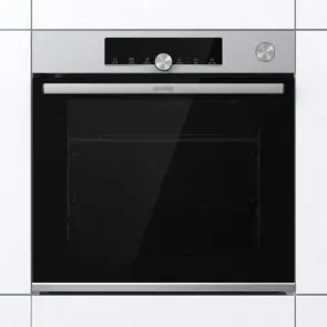 Духова шафа Gorenje електрична, 77л, A+, пара, дисплей, готування на різних рівнях, нерж №5