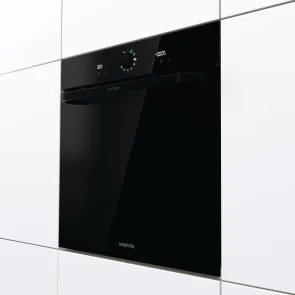 Духова шафа Gorenje електрична, 77л, A, пара, дисплей, макс.темпер.-300, чорний №6