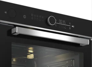 Духовой шкаф Beko электрический, 72л, A+, дисплей, конвекция, пар, телескопические направляющие, нерж. №6