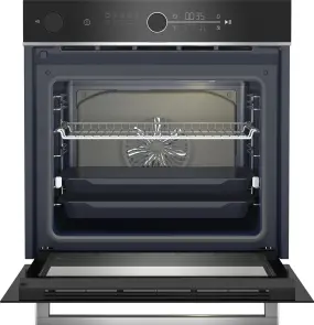 Духовой шкаф Beko электрический, 72л, A+, дисплей, конвекция, пар, телескопические направляющие, нерж. №7