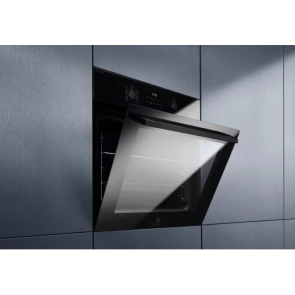 Духовой шкаф Electrolux электрический, 72л, A, пар, дисплей, конвекция, телескопические направляющие, черный №7
