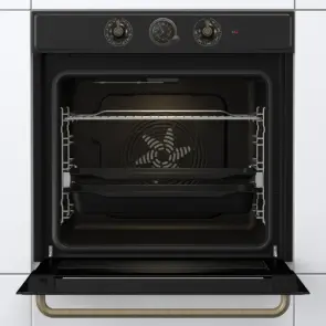 Духовой шкаф Gorenje электрический, 77л, A+, пар, дисплей, черный матовый №4