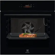 Духовой шкаф Electrolux электрический, 72л, A+, пар, дисплей, конвекция, телескопические направляющие, черный
