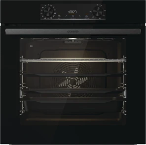 Духовой шкаф Gorenje электрический, 77л, A+, пар, дисплей, пиролиз, черный №1