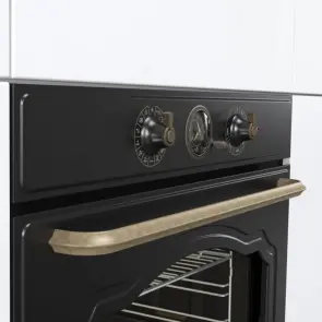 Духовой шкаф Gorenje электрический, 77л, A+, пар, дисплей, черный матовый №6