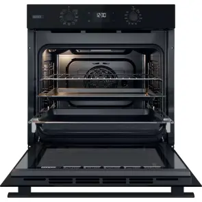 Духова шафа Whirlpool електрична, 71л, A+, дисплей, конвекція, телескоДуховкані напрямні, пара, чорний №5