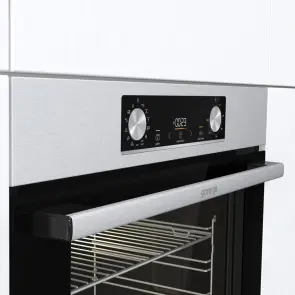 Духова шафа Gorenje електрична, 77л, A+, дисплей, IconLed, нерж №8