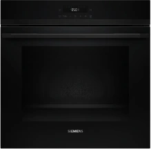 Духова шафа Siemens електрична, 76л, A, дисплей, конвекція, телескоДуховкані направляючі, soft closing, чорний