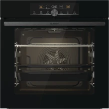 Духовой шкаф Gorenje электрический, 77л, A+, пар, дисплей, IconTouch, черный