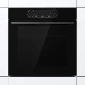 Духовой шкаф Gorenje электрический, 77л, A+, пар, дисплей, пиролиз, черный №4