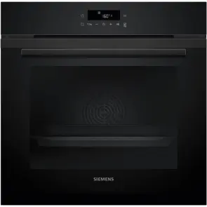 Духова шафа Siemens електрична, 71л, A+, дисплей, конвекція, піроліз, чорний №1
