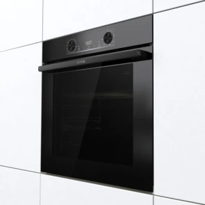 Духовой шкаф Gorenje электрический, 77л, A+, пар, дисплей, пиролиз, черный №5