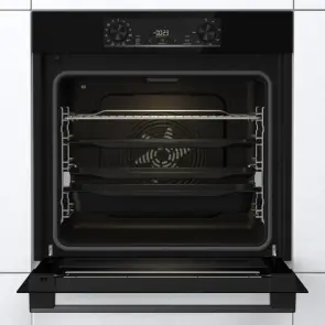Духовой шкаф Gorenje электрический, 77л, A+, пар, дисплей, пиролиз, черный №6