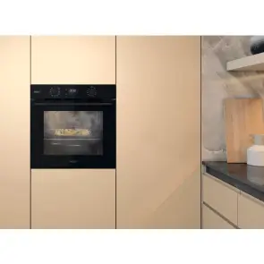 Духова шафа Whirlpool електрична, 71л, A+, дисплей, конвекція, телескоДуховкані напрямні, пара, чорний №11