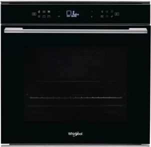 Духовой шкаф Whirlpool электрический, 73л, A+, дисплей, конвекция, телескопические направляющие, черный №1