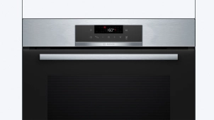 Духова шафа Bosch електрична, 71л, A+, дисплей, конвекція, піроліз, телескоДуховкані направляючі, нержавійка №4