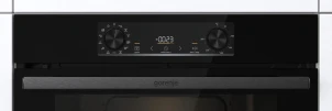 Духовой шкаф Gorenje электрический, 77л, A+, пар, дисплей, пиролиз, черный №8