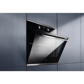 Духовой шкаф Electrolux электрический, 72л, A, пар, дисплей, конвекция, телескопические направляющие, черный №7