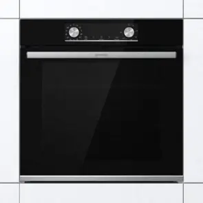 Духова шафа Gorenje електрична, 77л, A+, дисплей, ф-я без додавання жиру, чорний №6