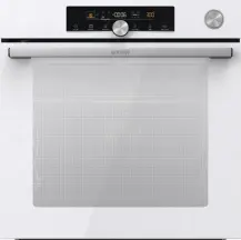 Духовой шкаф Gorenje электрический, 77л, A+, пар, дисплей, готовка на разных уровнях, пиролиз, белый