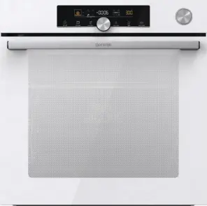 Духова шафа Gorenje електрична, 77л, A+, пара, дисплей, готування на різних рівнях, піроліз, білий №1