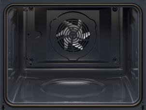 Духовой шкаф Electrolux электрический, 72л, A++, дисплей, конвекция, пиролиз, телескопические направляющие, черный №4