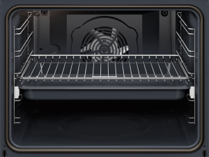 Духовой шкаф Electrolux электрический, 72л, A++, дисплей, конвекция, пиролиз, телескопические направляющие, черный №6