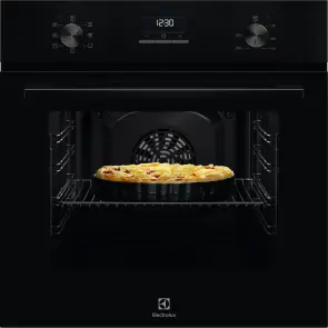 Духовой шкаф Electrolux электрический, 65л, A, дисплей, конвекция, черный №2