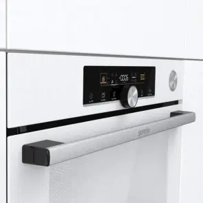 Духова шафа Gorenje електрична, 77л, A+, пара, дисплей, готування на різних рівнях, піроліз, білий №6