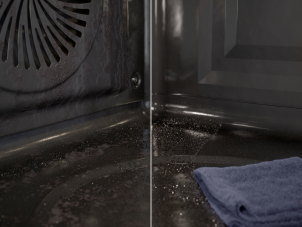 Духовой шкаф Electrolux электрический, 72л, A++, дисплей, конвекция, пиролиз, телескопические направляющие, черный №8