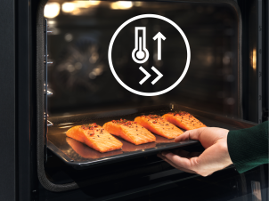 Духовой шкаф Electrolux электрический, 72л, A++, дисплей, конвекция, пиролиз, телескопические направляющие, черный №10