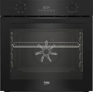 Духовой шкаф Beko электрический, 72л, A, дисплей, конвекция, черный №1