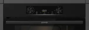 Духова шафа Gorenje електрична, 77л, A+, дисплей, IconLed, піроліз, чорний №7