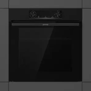 Духова шафа Gorenje електрична, 77л, A+, дисплей, IconLed, піроліз, чорний №8