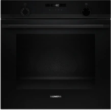 Духовой шкаф Siemens электрический, 76л, A, дисплей, конвекция, телескопические направляющие, черный