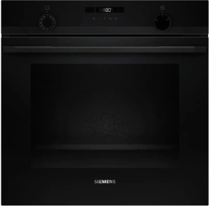 Духовой шкаф Siemens электрический, 76л, A, дисплей, конвекция, телескопические направляющие, черный №2