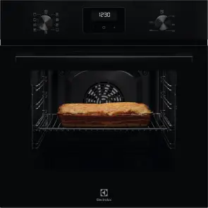 Духова шафа Electrolux електрична, 65л, A, дисплей, конвекція, телескоДуховкані напрямні, чорний №1