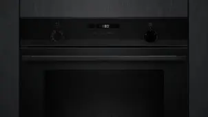 Духовой шкаф Siemens электрический, 76л, A, дисплей, конвекция, телескопические направляющие, черный №5