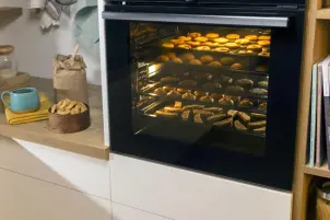 Духова шафа Gorenje електрична, 77л, A+, дисплей, макс.темп.- 300, IconLed, чорний №10
