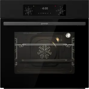 Духова шафа Gorenje електрична, 61л, A+, дисплей, конвекція, чорний №1