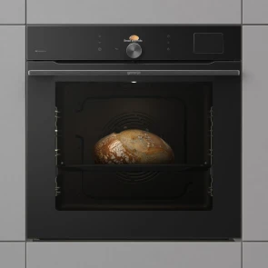 Духовой шкаф Gorenje электрический, 77л, A+, Wi-Fi, пароварка, дисплей, конвекция, готов. на разных уровнях, черный №3
