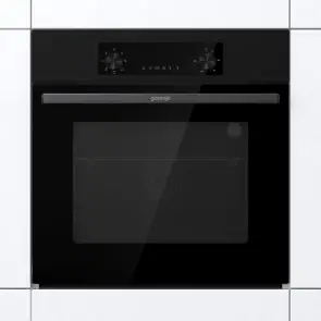Духова шафа Gorenje електрична, 61л, A+, дисплей, конвекція, чорний №3