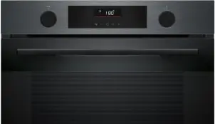 Духовой шкаф Bosch электрический, 76л, A, дисплей, конвекция, телескопические направляющие, темно-серый №3