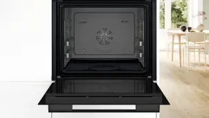Духовой шкаф Bosch электрический, 76л, A, дисплей, конвекция, телескопические направляющие (2 уровня), черный №5