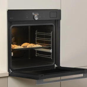 Духовой шкаф Gorenje электрический, 77л, A+, Wi-Fi, пароварка, дисплей, конвекция, готов. на разных уровнях, черный №10